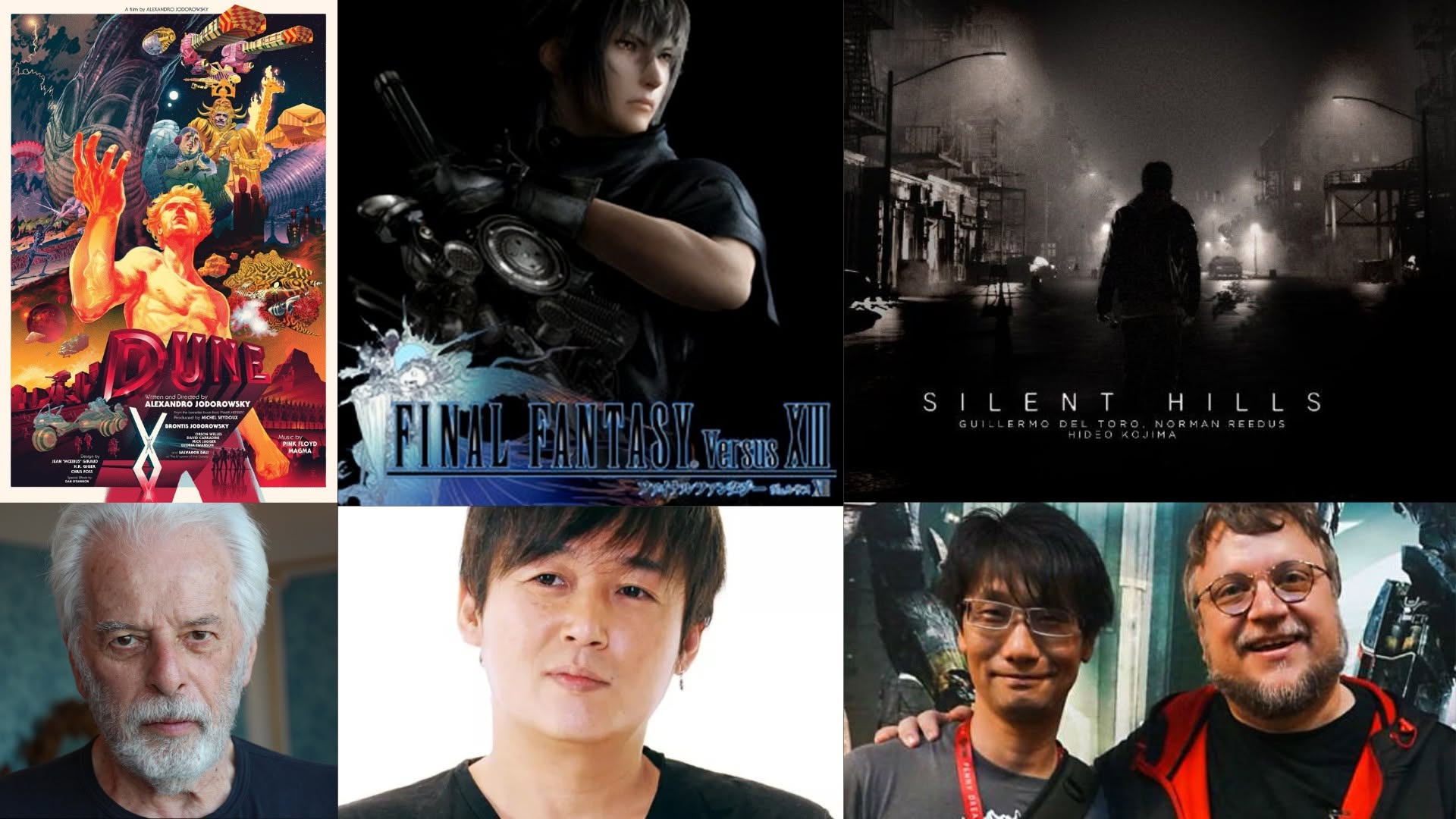 Los tres fantasmas creativos: Jodorowsky, Nomura, Kojima